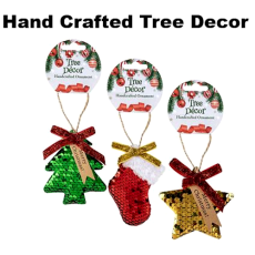 Christmas Tree Décor - hand crafted, assorted